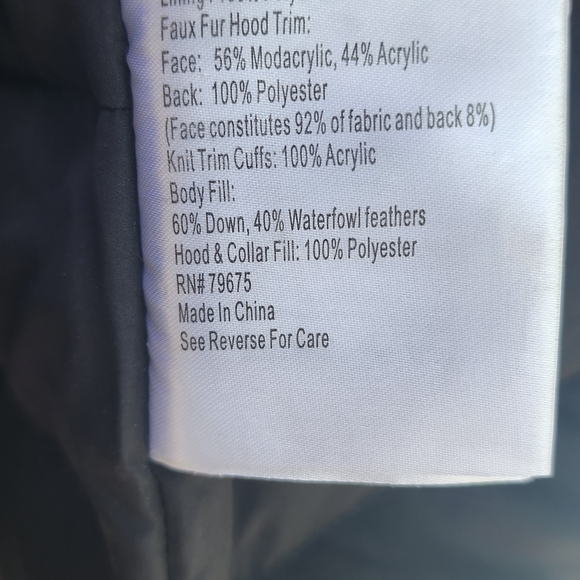 Michael Kors long faux fur hooded jaket - Picture 3 of 10